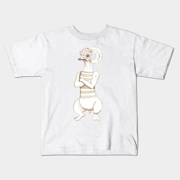 Animal human Chimera Kids T-Shirt by Créa'RiBo